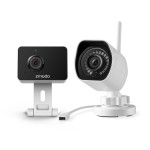 Zmodo Security Camera Bundle 1 Outdoor white & 1 Indoor Mini 