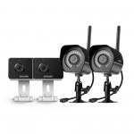 Zmodo Security Camera Bundle 2 Outdoor & 2 Indoor Mini