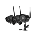 1080p Wireless Outdoor Bullet IP Camera 3 pack