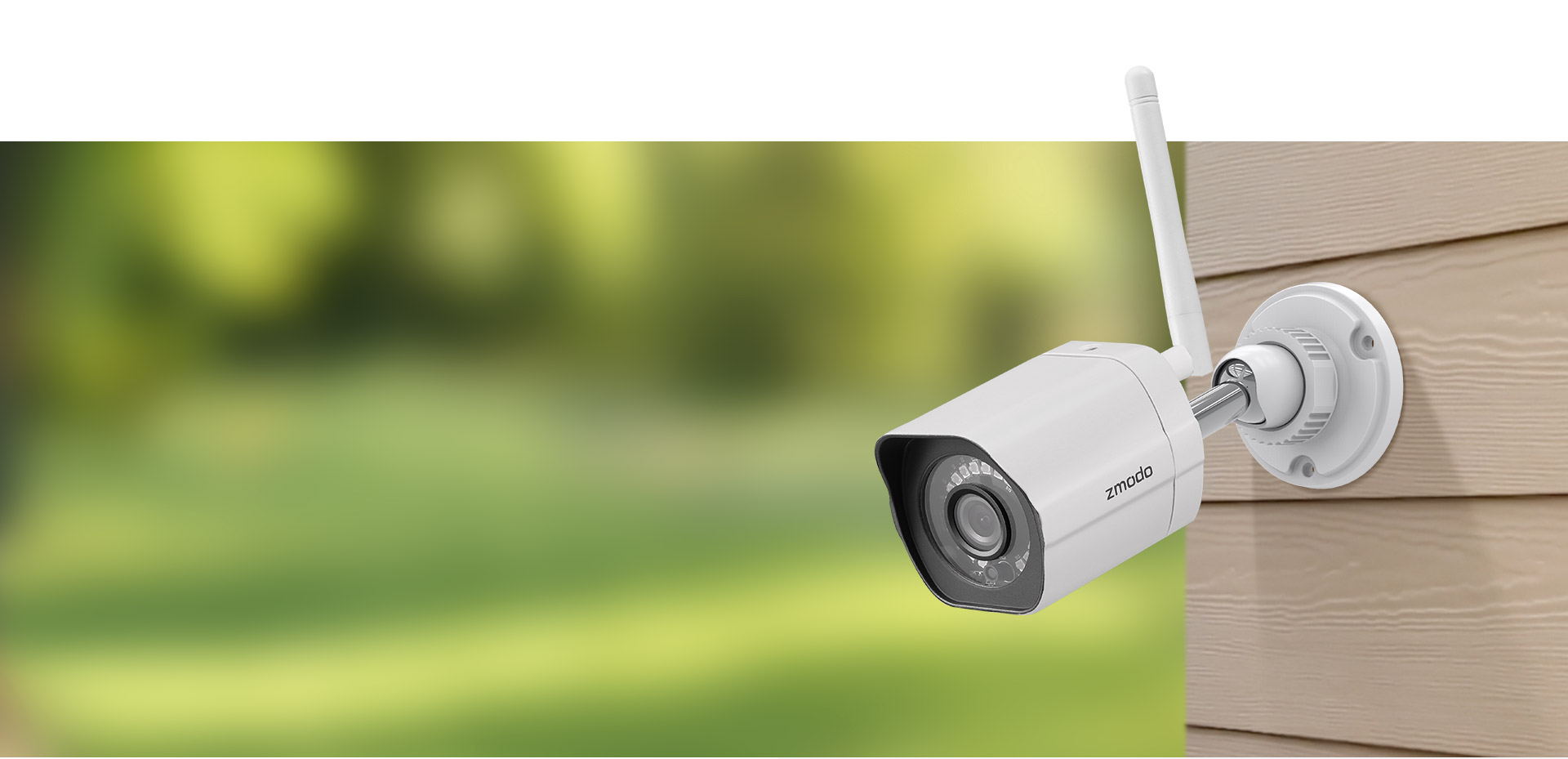 zmodo 1080p outdoor wifi camera with extended night vision